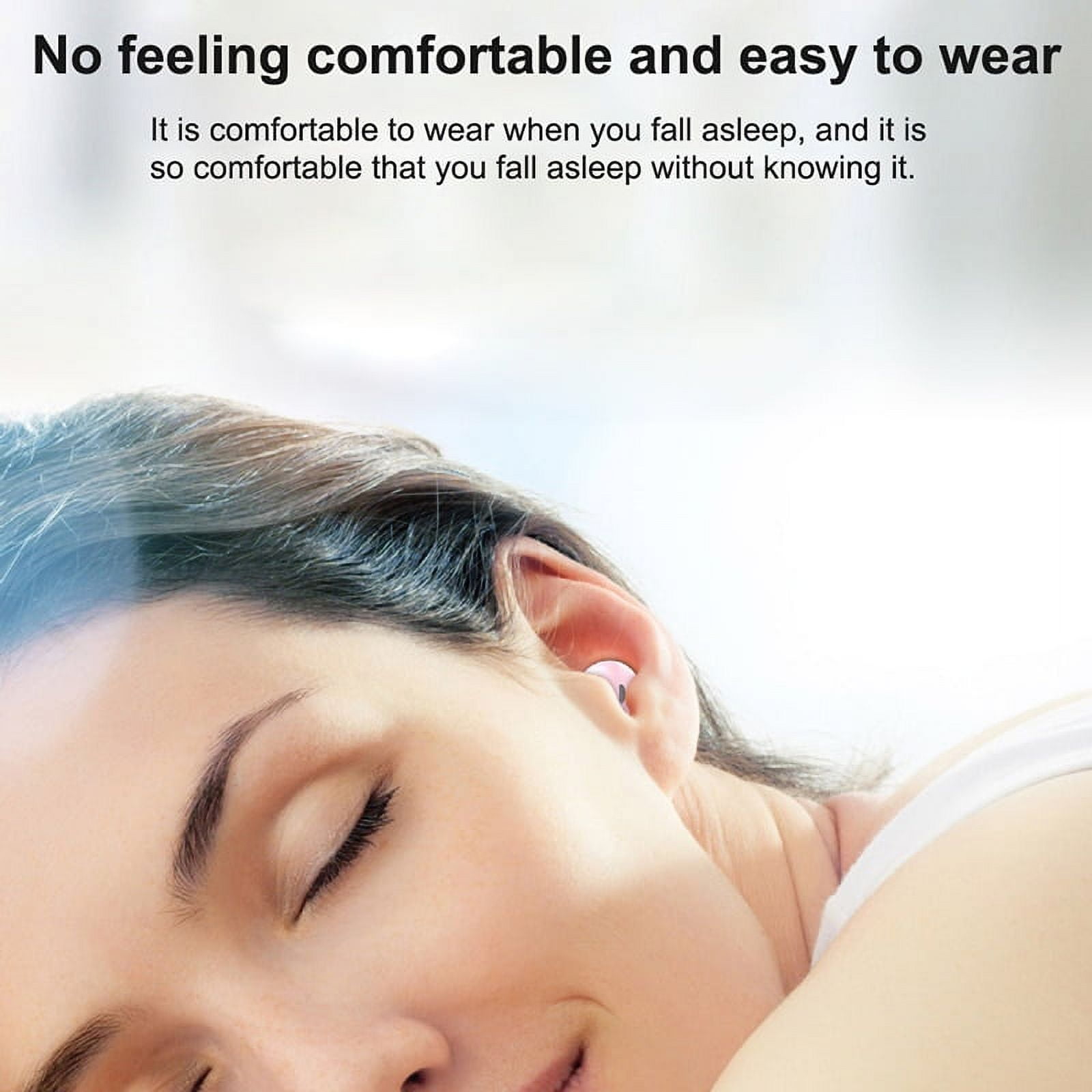 Invisible Earphones Bluetooth 5.2 Wireless Sleeping Earbuds Hidden Headphones Type C Mini Earpiece With Mic For Small Ears