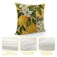 thumbnail image 4 of GOSMITH Lemon Throw Pillow Covers Vintage Chinese Plum Tree Fruits Flower Aesthetic Petal Orange Cozy Washable Indoor Living Room Couch Standard Home Sofa Bed Decor Cushion Cover White, 4 of 5