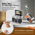 thumbnail image 2 of Thumb-Sized Flip Screen Mini Digital Camera, Retro CCD Sensor, 180° Rotating Screen, 64GB TF Card & OTG Adapter, Compact Digital Camera for Students & Campus Life, 2 of 7