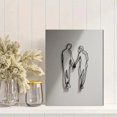 thumbnail image 2 of Couple Minimalist Line Art Canvas Wall Art 15.75x11.81 Inches, 2 of 8
