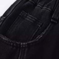 thumbnail image 4 of HAOTAGS Boys Denim Pants (5-17) Fleece-lined Warmth Wide Leg Full Length Jeans Black Size 12, 4 of 8