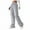 Gray, variant on Inleife Womens Pants Women's Casual Pants Cowboy Pocket Straight Cylinder Overalls Solid Color