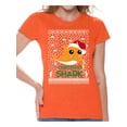 thumbnail image 1 of Awkward Styles Ugly Xmas Shirts for Women Christmas Cute Shark T-Shirt, 1 of 4