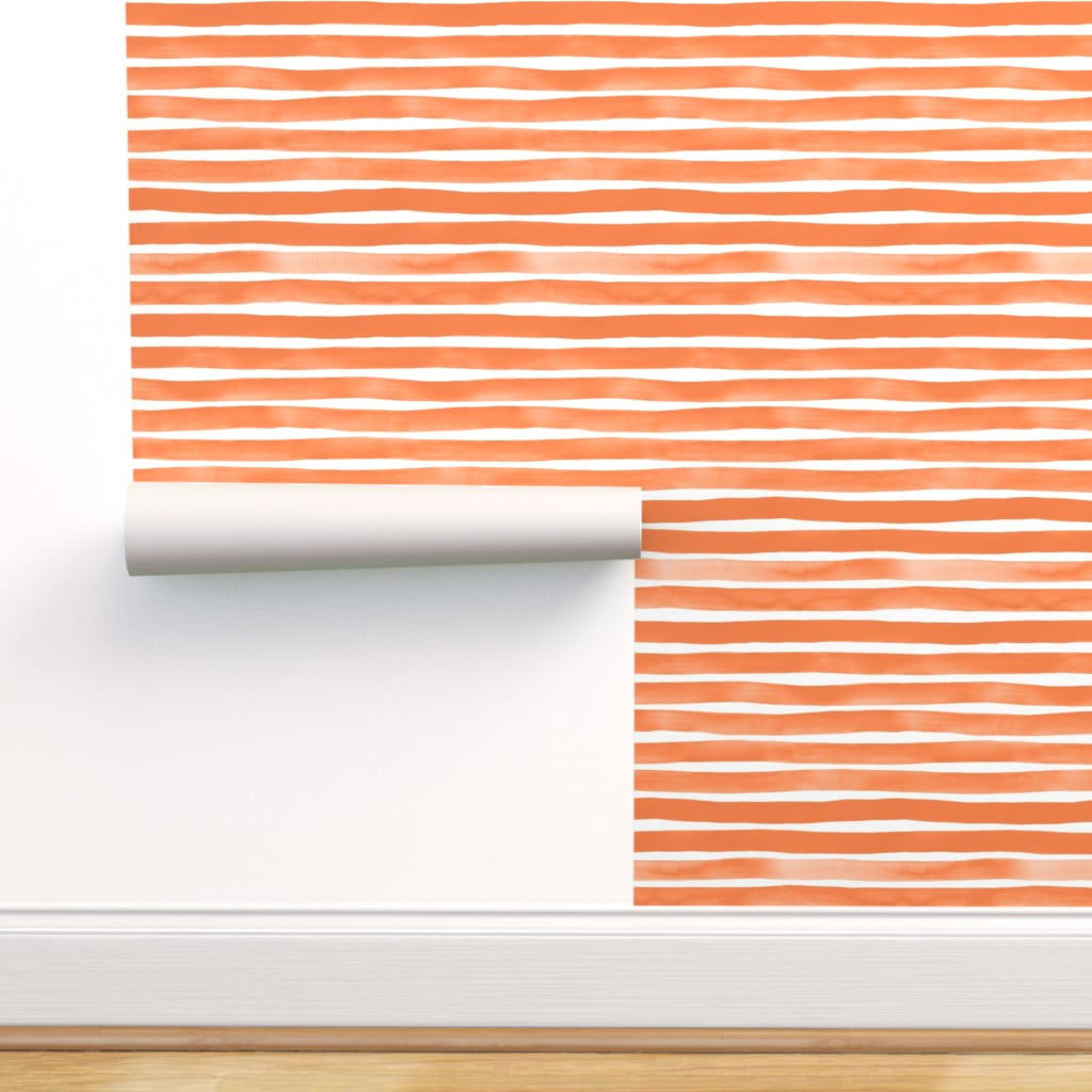 PeelandStick Removable Wallpaper Watercolor Stripes Modern Striped