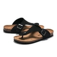 thumbnail image 5 of Women's Buckle Footbed Sandals shikongkuajing, 5 of 8