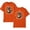 Orange, variant on unisex short sleeve T-shirt stylish Graphic Modest crewneck shirt tops Comfort Classic Fit Basic Tees Blue S
