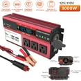 thumbnail image 6 of Car Power Inverter DC 12V to AC 110V RV Solar Converter 3 AC 4 USB Outlets, 6 of 8