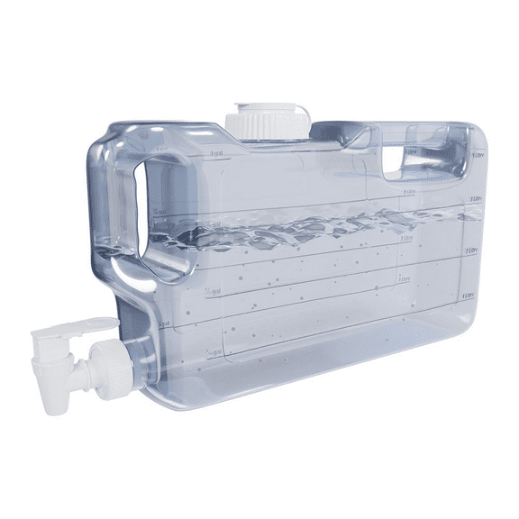 1.1 Gallon Refrigerator Water Dispensers Bottle with Faucet, Spigot & 58mm Screw Cap Fridge Beverage Drink Dispenser