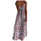 thumbnail image 1 of Gibobby Vestido de Verano para Mujer Vestido largo con estampado de flores y cuello en V sin mangas sexy de verano para mujer(Rosa caliente,XXL), 1 of 4