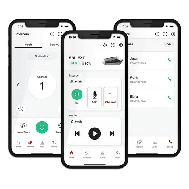 Sena SRL-EXT Shoei RF-1400 Meash Bluetooth Communication System 