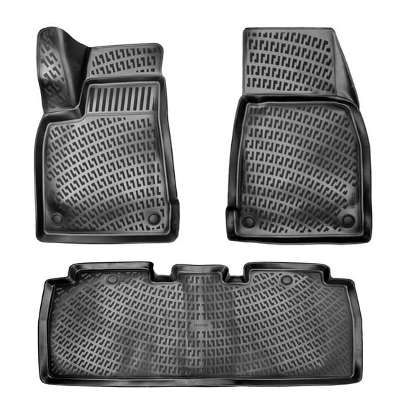 All Weather Floor Mats Compatible with Tesla Model Y 2019-2022