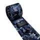 thumbnail image 5 of Set de corbatas Barry.Wang de seda floral azul claro para hombre, 5 of 5