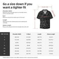 thumbnail image 5 of Kdxio Men'S Hawaiian Shirt For Men Short Sleeve Shirt Black Scientific Summer Casual Holiday Beach Button Down T-Shirts, 5 of 5