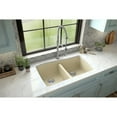 thumbnail image 4 of Karran Usa Qu-720 Quartz Qu 33-1/2" Undermount Double Basin Quartz Composite Kitchen Sink, 4 of 5