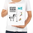 thumbnail image 3 of Koyal Wholesale Funny Occasion Jumbo Card, Horse Unicorn, Blank Greeting Card with Envelope, Sign Language Interpreters, 3 of 5