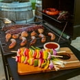 thumbnail image 5 of Barbecue à charbon de bois style chariot avec tablette latérale, 5 of 5