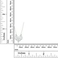 thumbnail image 2 of AFFY Tiny Animal Fox Pendant Necklace For Women in 14k White Gold Over 925 Sterling Silver, 2 of 7