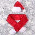thumbnail image 4 of Accesorios de decoración navideña Red Hat Artículos creativos para el hogar Bufanda polar + sombrero Paquete de 2 oso de fresa Electrónica, 4 of 5