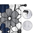 thumbnail image 4 of Blackout Kids Curtains,Blue Pioneer Flower Childrens Insulated Curtains Set Of 2,Bedroom Essentials,Toddler Room Decor 52x84in(132x213cm), 4 of 4