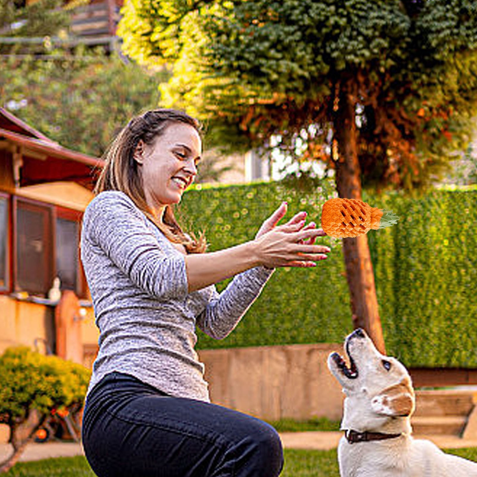 Interactive Dog Chew Toy for Cleaning and Teething Pet Chew for Anxiety Boredom and Teeth Grinding