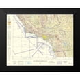 thumbnail image 2 of USAF 14x12 Black Modern Framed Museum Art Print Titled - Mojave Desert Nevada California Sheet - USAF 1961, 2 of 5