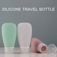 thumbnail image 4 of Portable Silicone Dispensing Bottle,Home Travel Kit Facial Cleanser Cosmetic Lotion Storage Bottles Transparent, 4 of 6