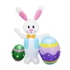 thumbnail image 1 of Modelo inflable de Pascua,Conejito inflable de Pascua con huevo colorido de dibujos animados,Conejo de Pascua inflable grande novedoso,Accesorios decorativos inflables de conejo de, 1 of 9