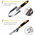thumbnail image 3 of Jinsinto 5 Pcs Outils de Jardinage pour Adultes Kit de Jardinage pour Femmes Outil de Jardin Potager Intérieur Extérieur Râteau à Griffes Fourche de Jardin Poignée Désherbeur Transplantoir de Jardinage Pelle à Sol, 3 of 5