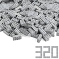 thumbnail image 1 of Set de bloques de construcción Feleph Basic Parts 320 piezas gris claro, 1 of 6