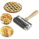 thumbnail image 2 of 2025 New Stainless Steel Dough Lattice Top Cookie Pie Pizza Bread Pastry Crust Roller Cutter, 2 of 5