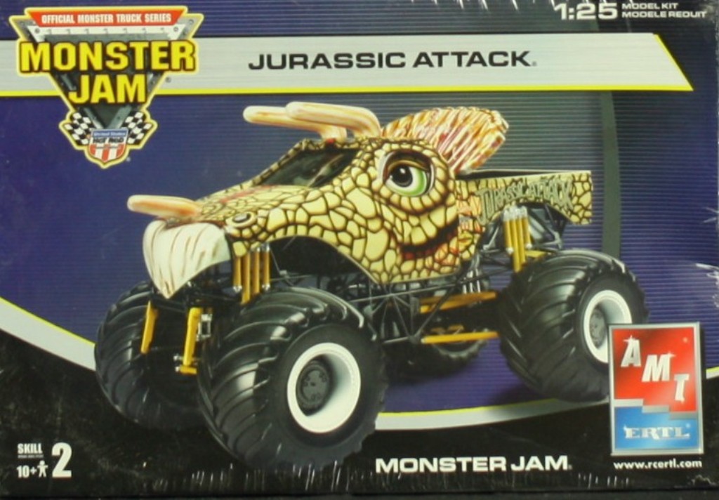 AMT ERTL 125 Monster Jam Jurassic Attack Multimedia Model Kit 38185