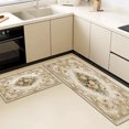 thumbnail image 5 of Kitchen Rugs Sets of 3 Non Slip Washable Kitchen Mats for Floor, Waterproof Kitchen Runner Rug, Floor Mat Carpet for Entryway, Laundry, Sink, Hallway, Bathroom, 5 of 12
