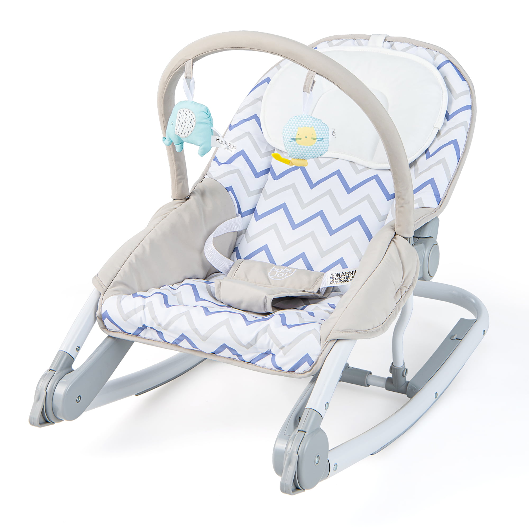  Baby Bouncer 2-in-1 Portable Rocker Infants Seat