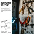 thumbnail image 4 of unbranded 4Pcs Plier Storage Holder Stainless Steel Pegboard Tool Hangers Silver Handy Design, 4 of 4