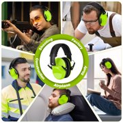 Kids Ear Protection 2 Pack, Noise Cancelling Ear Muffs Sound Blocking Over Ear Headphones, Foldable Hearing Protection Ear Muffs