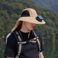 thumbnail image 2 of Fgnfyis Solar Fan Sun Hats for Women and Men Upf50+ Wide Brim Fisherman Hat with Sunshade Outdoor Fishing Khaki, 2 of 5