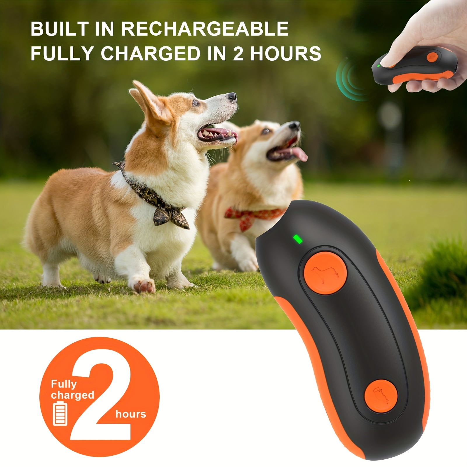 Mayding Ultrasonic Dog Training Device Anti Barking Dog Trainer Device Pet Dog Supplies Other One Size Fits All