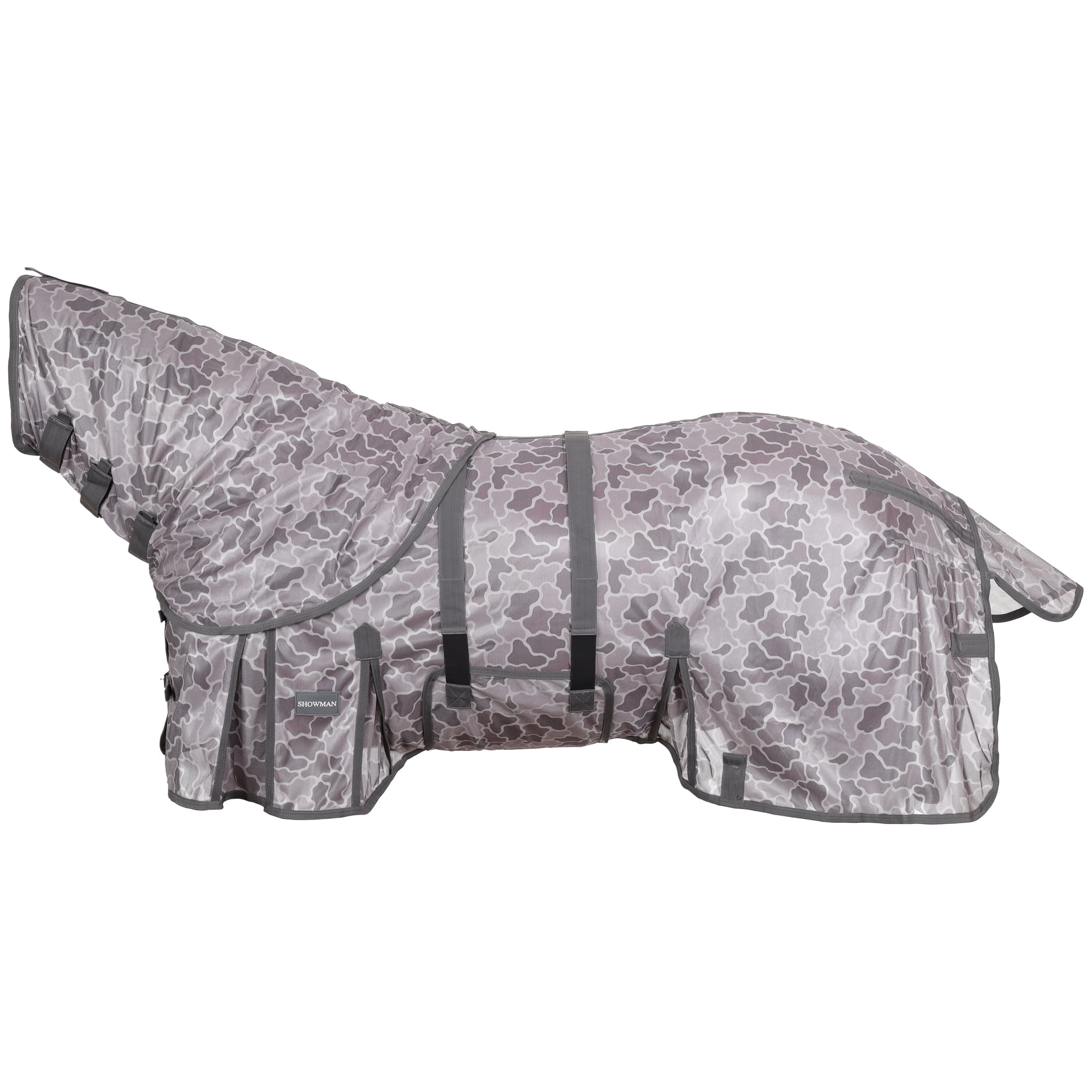 Showman Retro Camo Mesh Fly Sheet w/ Detachable Neck Cover (69")