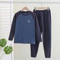 thumbnail image 2 of Paguaki Boy Kids Fall Pajamas Big Boys Girls Pajamas Set Kids PJs Cotton Sleepwear, 2 of 5