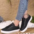 thumbnail image 2 of Willtoo Fashion Sneakers for Women Classic Low Top Lace Up Flat Walking Shoes Round Toe Non Slip Casual Shoes, 2 of 6