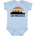 thumbnail image 3 of Inktastic Los Angeles California Skyline Retro Boys or Girls Baby Bodysuit, 3 of 5