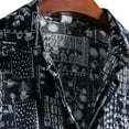 thumbnail image 2 of TAIAOJING Men Casual Shirts For Summer Solid Color Turndown Collar Short Sleeve Button Down Blouse Shirt, 2 of 5