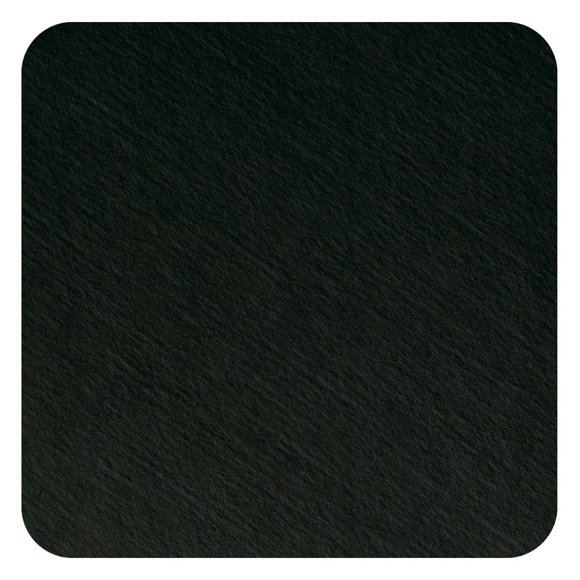 Hoffmaster 876108 Posavasos Cuadrados De Dos Caras, 4 Pulgadas, Negro (Paquete De 500)