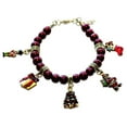 thumbnail image 2 of Christmas Charm Bracelet in Gold, 2 of 3