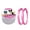 Pink, variant on JUELEO 2-Pack Dog Collars for F lea and T ick Control—Universal Adjustable Pe st Control Collars for Pets,Waterproof,Pink