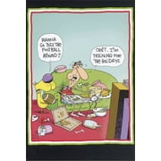 Nobleworks Train for Holiday Funny / Humorous Christmas Card (1 card/1 envelope)