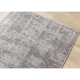 thumbnail image 3 of Rug Branch Mid-Century Distressed, Geometric Grey Indoor Doormat Rug - 3' x 5', 3 of 8
