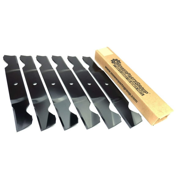 (6) Blades Compatible With Cub Cadet 54" 742-3013, 759-3820, 759-3841
