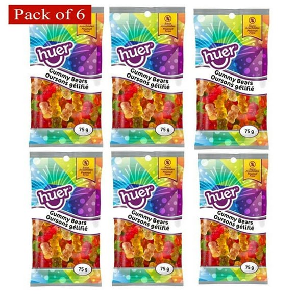 Huer Pocket Pals Oursons Gélifiés 75 g (Lot de 6) 4,99 $ Ch.