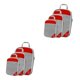 thumbnail image 1 of Advancent Compression Packing Cubes Lightweight Accessing Items Breathable Easily Rojo 3 piezas 2Conjunto, 1 of 1